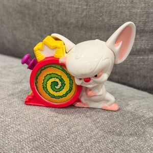 Vintage Pinky‎ and the Brain Toy Warner Bros 90s Cartoon Figure Works